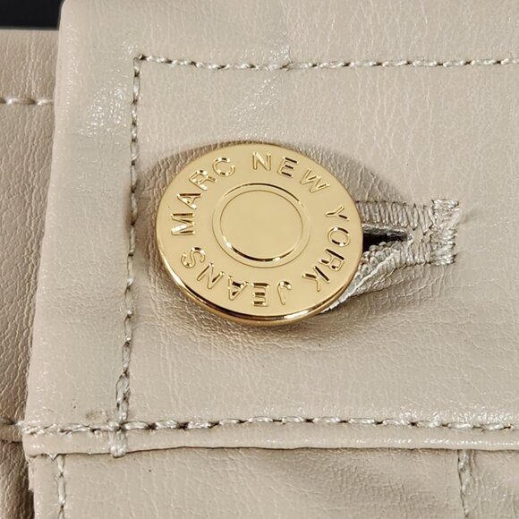 Marc New York Womens Straight Pencil Skirt Size 16 Latte Beige Front Pockets NWT - Picture 4 of 13